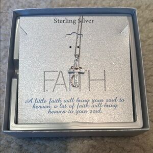 Sterling Silver Cross Necklace